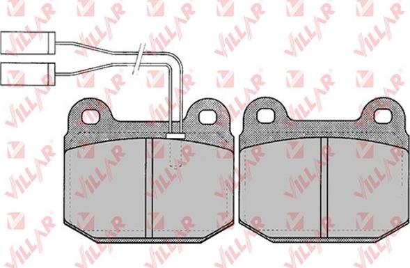 Villar 626.0022 - Brake Pad Set, disc brake autospares.lv