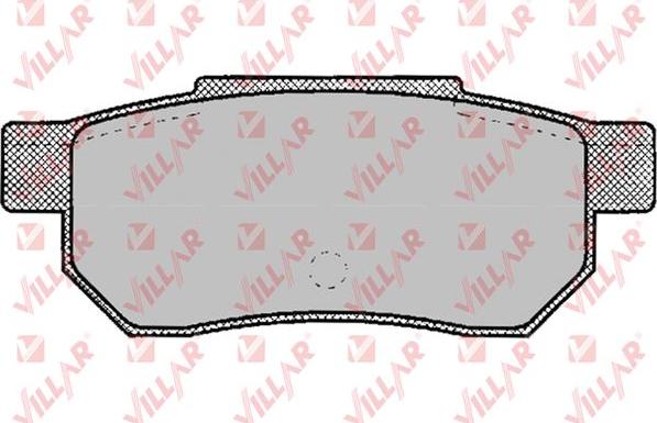 Villar 626.0072 - Brake Pad Set, disc brake autospares.lv