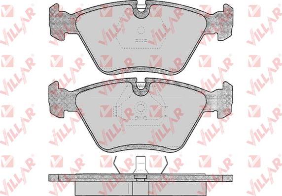 Villar 626.0193 - Brake Pad Set, disc brake autospares.lv