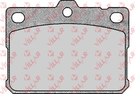 Villar 626.0169 - Brake Pad Set, disc brake autospares.lv