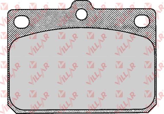 Villar 626.0164 - Brake Pad Set, disc brake autospares.lv