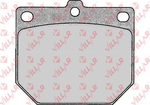 Villar 626.0166 - Brake Pad Set, disc brake autospares.lv