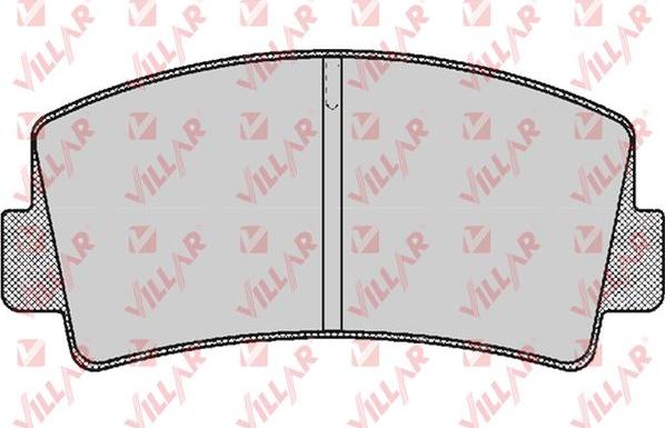 Villar 626.0168 - Brake Pad Set, disc brake autospares.lv