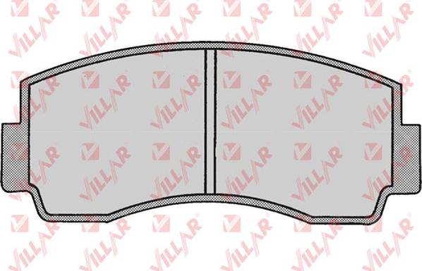 Villar 626.0167 - Brake Pad Set, disc brake autospares.lv