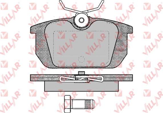 Villar 626.0101 - Brake Pad Set, disc brake autospares.lv