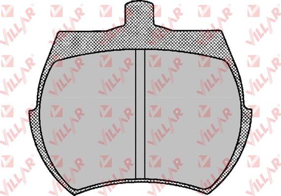 Villar 626.0108 - Brake Pad Set, disc brake autospares.lv