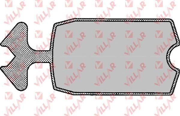 Villar 626.0115 - Brake Pad Set, disc brake autospares.lv