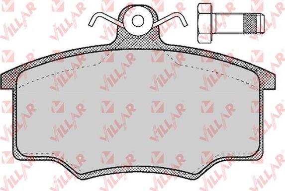 Villar 626.0187 - Brake Pad Set, disc brake autospares.lv