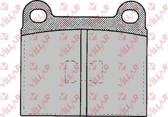 Villar 626.0135 - Brake Pad Set, disc brake autospares.lv