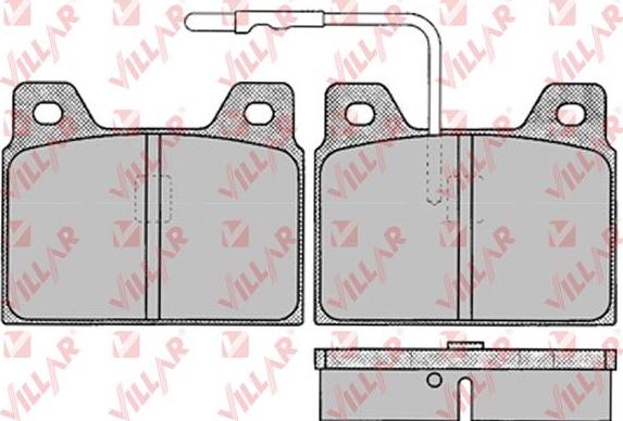 Villar 626.0131 - Brake Pad Set, disc brake autospares.lv