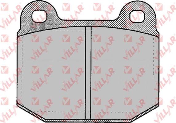 Villar 626.0137 - Brake Pad Set, disc brake autospares.lv