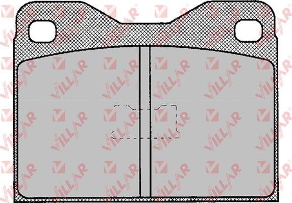 Villar 626.0120 - Brake Pad Set, disc brake autospares.lv