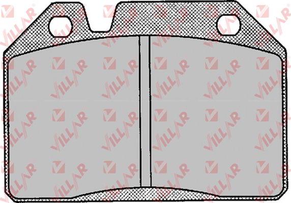 Villar 626.0123 - Brake Pad Set, disc brake autospares.lv