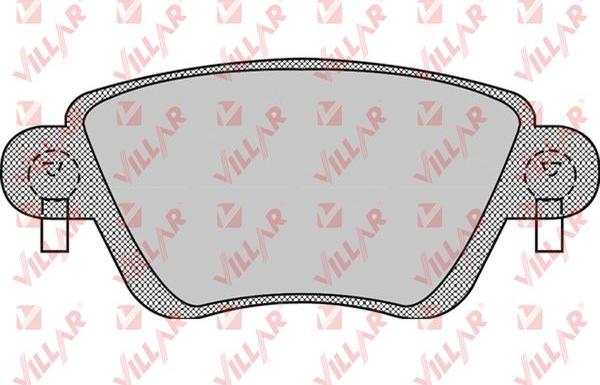 Villar 626.0897 - Brake Pad Set, disc brake autospares.lv