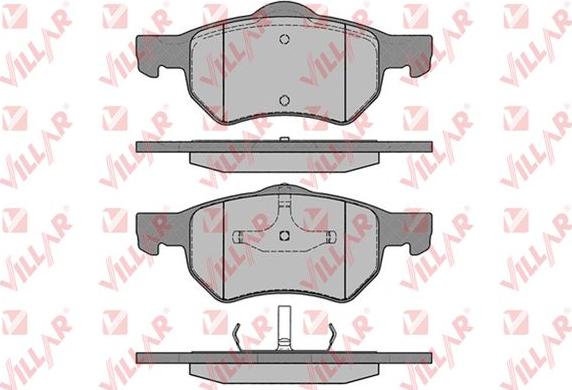 Villar 626.0841 - Brake Pad Set, disc brake autospares.lv