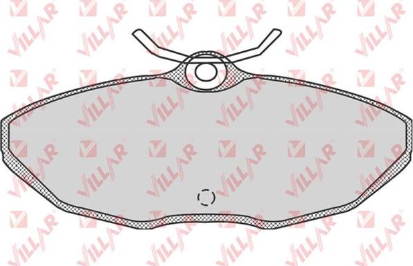 Villar 626.0854 - Brake Pad Set, disc brake autospares.lv