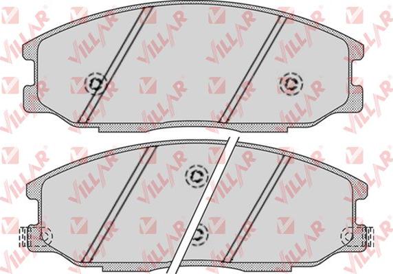 Villar 626.0858 - Brake Pad Set, disc brake autospares.lv