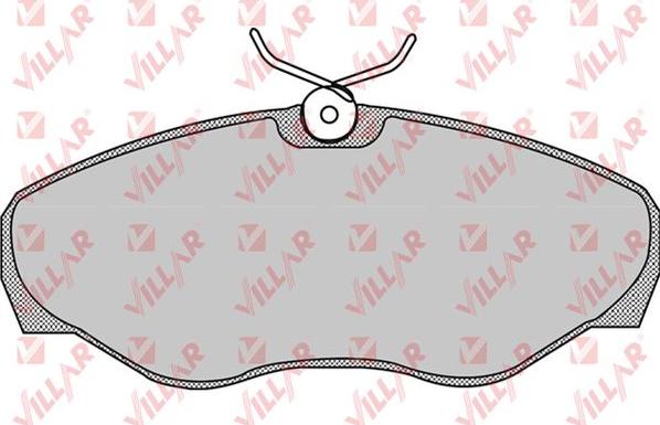 Villar 626.0869 - Brake Pad Set, disc brake autospares.lv