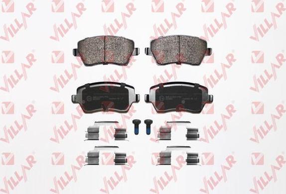 Villar 626.0867K - Brake Pad Set, disc brake autospares.lv