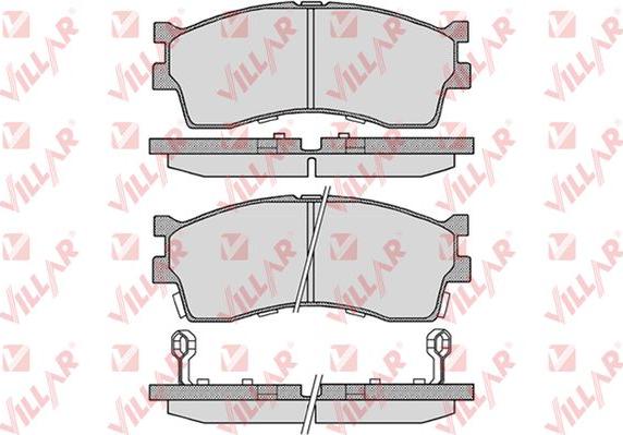 Villar 626.0809 - Brake Pad Set, disc brake autospares.lv