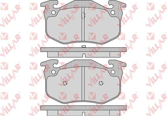 Villar 626.0801 - Brake Pad Set, disc brake autospares.lv