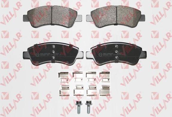 Villar 626.0802K - Brake Pad Set, disc brake autospares.lv