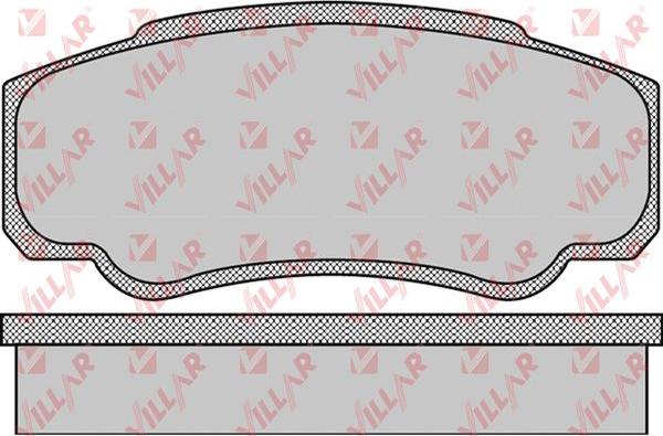 Villar 626.0885 - Brake Pad Set, disc brake autospares.lv