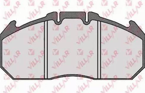 Villar 626.0823 - Brake Pad Set, disc brake autospares.lv