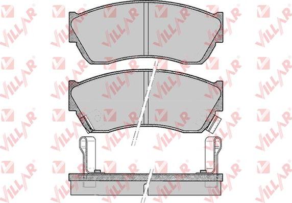 Villar 626.0343 - Brake Pad Set, disc brake autospares.lv