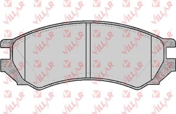 Villar 626.0354 - Brake Pad Set, disc brake autospares.lv