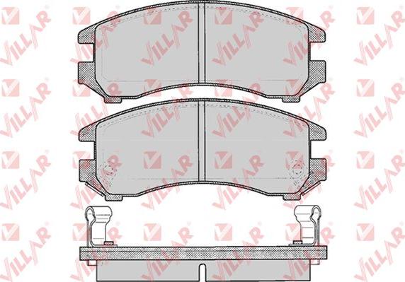 Villar 626.0363 - Brake Pad Set, disc brake autospares.lv