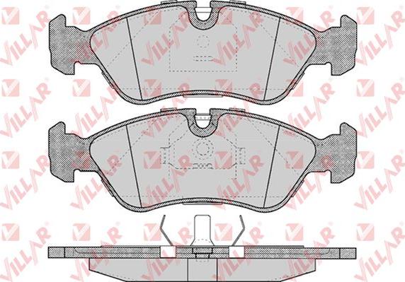 Villar 626.0304 - Brake Pad Set, disc brake autospares.lv