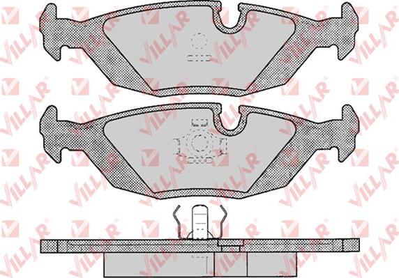 Villar 626.0306 - Brake Pad Set, disc brake autospares.lv