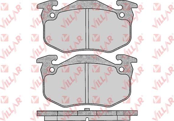 Villar 626.0307 - Brake Pad Set, disc brake autospares.lv