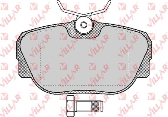 Villar 626.0319 - Brake Pad Set, disc brake autospares.lv