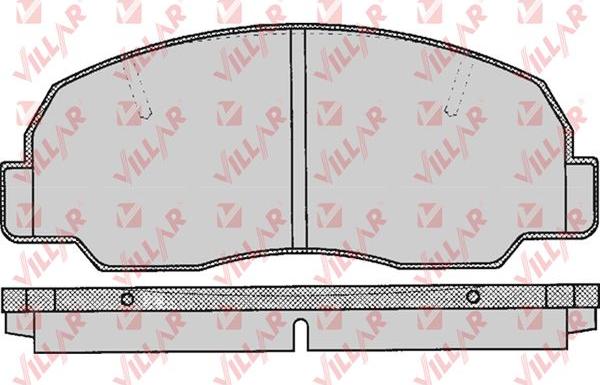 Villar 626.0314 - Brake Pad Set, disc brake autospares.lv