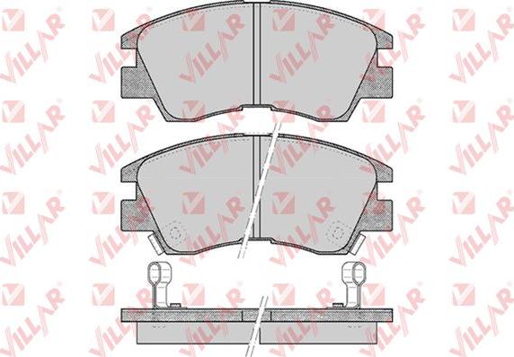 Villar 626.0315 - Brake Pad Set, disc brake autospares.lv