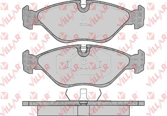 Villar 626.0310 - Brake Pad Set, disc brake autospares.lv