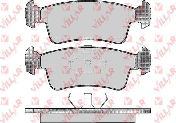 Villar 626.0311 - Brake Pad Set, disc brake autospares.lv