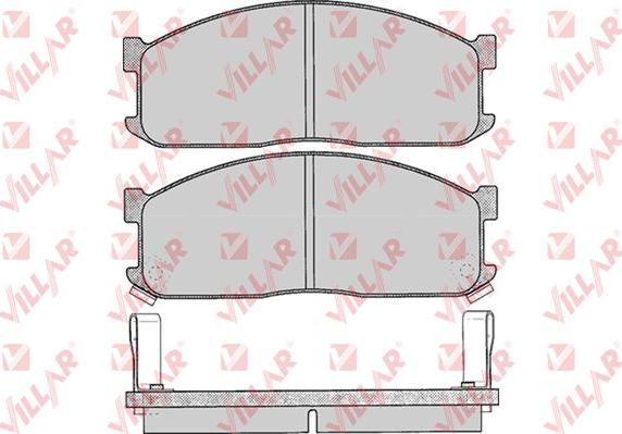 Villar 626.0335 - Brake Pad Set, disc brake autospares.lv