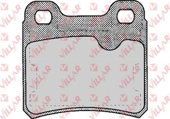 Villar 626.0333 - Brake Pad Set, disc brake autospares.lv