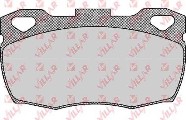 Villar 626.0332 - Brake Pad Set, disc brake autospares.lv