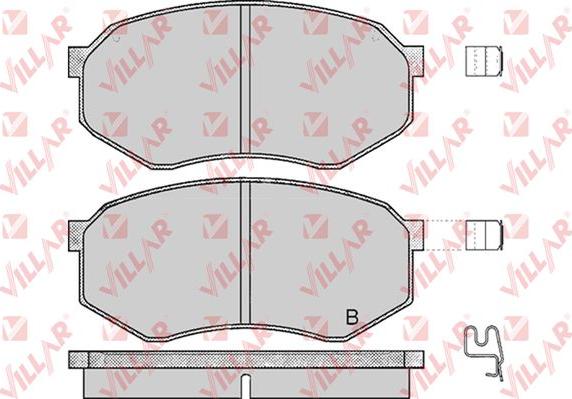 ADVICS-SEA E1N012T - Brake Pad Set, disc brake autospares.lv