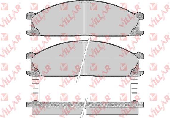 Villar 626.0378 - Brake Pad Set, disc brake autospares.lv