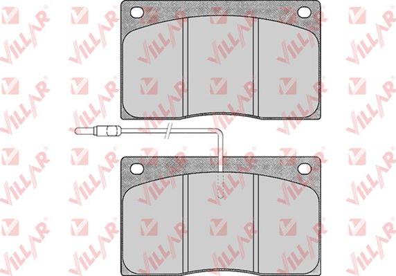 Villar 626.0372 - Brake Pad Set, disc brake autospares.lv