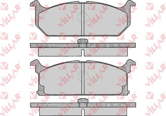 Villar 626.0291 - Brake Pad Set, disc brake autospares.lv