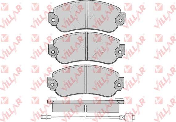 Villar 626.0240 - Brake Pad Set, disc brake autospares.lv