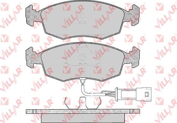 Villar 626.0269 - Brake Pad Set, disc brake autospares.lv