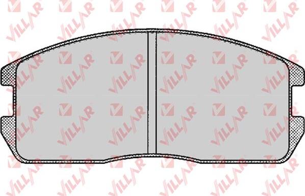 Villar 626.0265 - Brake Pad Set, disc brake autospares.lv