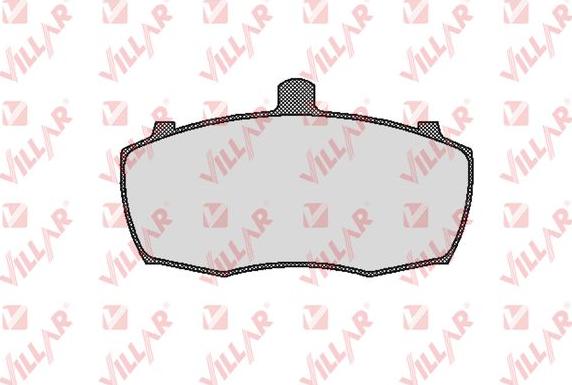 Villar 626.0261 - Brake Pad Set, disc brake autospares.lv